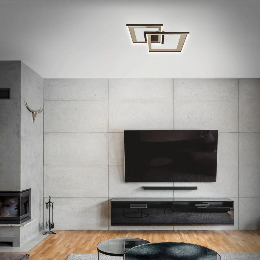 Briloner 3567-017 - LED Stmívatelné stropní svítidlo LED/25W/230V 3000-6500K 56,8x48cm + dálkové ovládání
