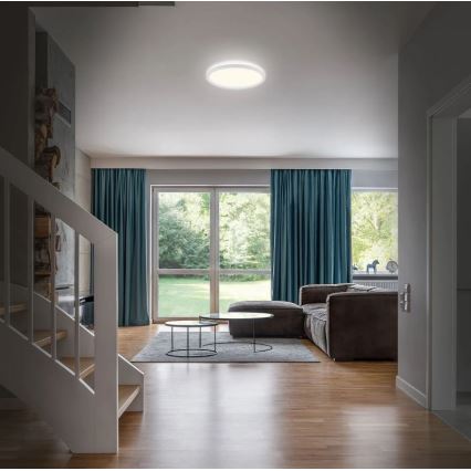 Briloner 3642-416 - LED Koupelnové stropní svítidlo SLIM LED/19W/230V IP44 bílá