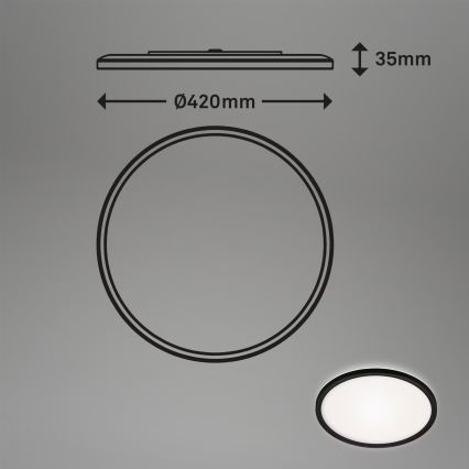 Briloner 3643-415 - LED Koupelnové stropní svítidlo LED/22W/230V IP44 4000K