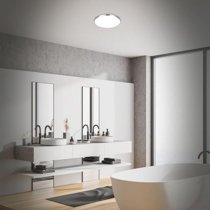 Briloner 3679-018 - LED RGB Stmívatelné koupelnové stropní svítidlo MAGA LED/18,5W/230V 3000-6500K pr. 35,5 cm + dálkové ovládání