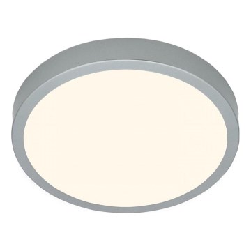 Briloner 3700-014 - LED Stropní svítidlo RUNA LED/16W/230V 3000K pr. 28 cm stříbrná