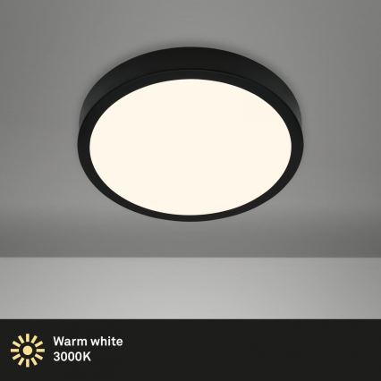 Briloner 3700-015 - LED Stropní svítidlo RUNA LED/16W/230V 3000K pr. 28 cm černá