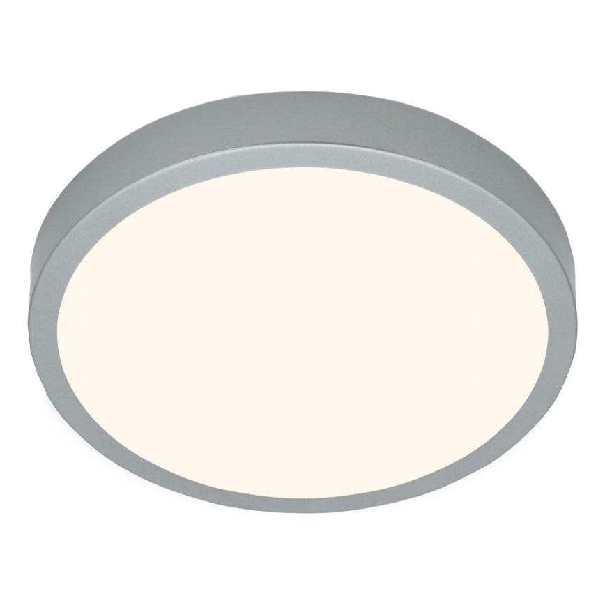 Briloner 3703-014 - LED Stropní svítidlo RUNA LED/24W/230V 3000K pr. 38 cm stříbrná