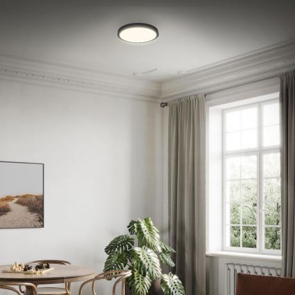 Briloner 3703-015 - LED Stropní svítidlo RUNA LED/24W/230V 3000K pr. 38 cm černá