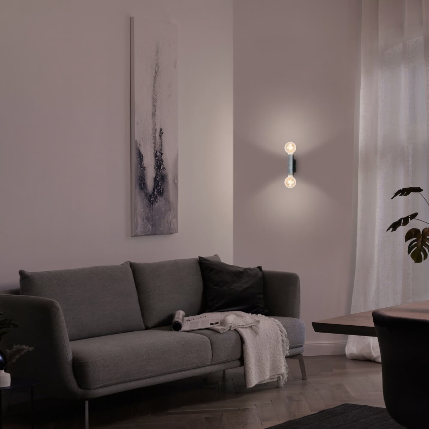 Briloner 3710-024 - Nástěnné svítidlo 2xE27/10W/230V