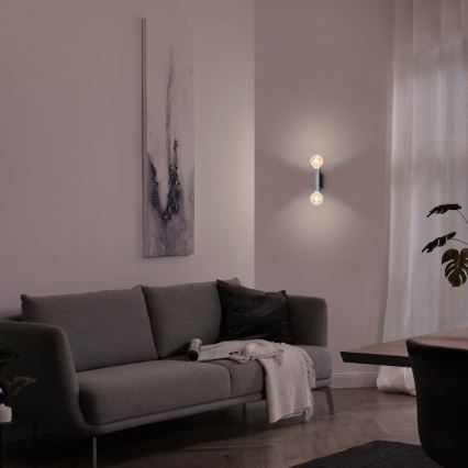 Briloner 3710-024 - Nástěnné svítidlo RETRO 2xE27/10W/230V