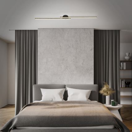 Briloner 3717-025 - LED Přisazený lustr REY 2xLED/12W/230V černá