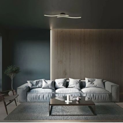 Briloner 3718-025 - LED Přisazený lustr REY 2xLED/6W/230V černá