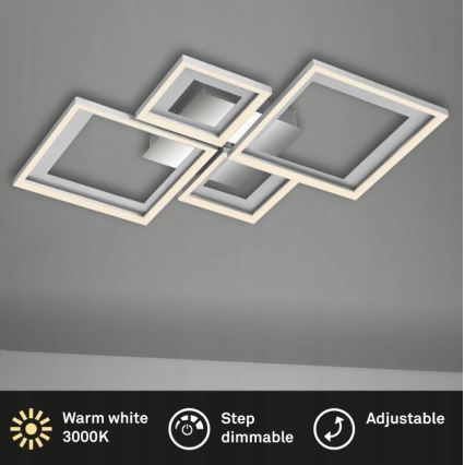 Briloner 3727-019 - LED Stmívatelné stropní svítidlo FRAME LED/38W/230V