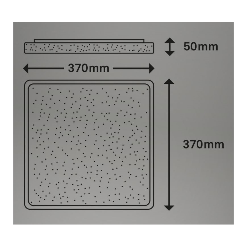 Briloner 3749-414 - LED Stropní svítidlo LINO LED/24W/230V matný chrom