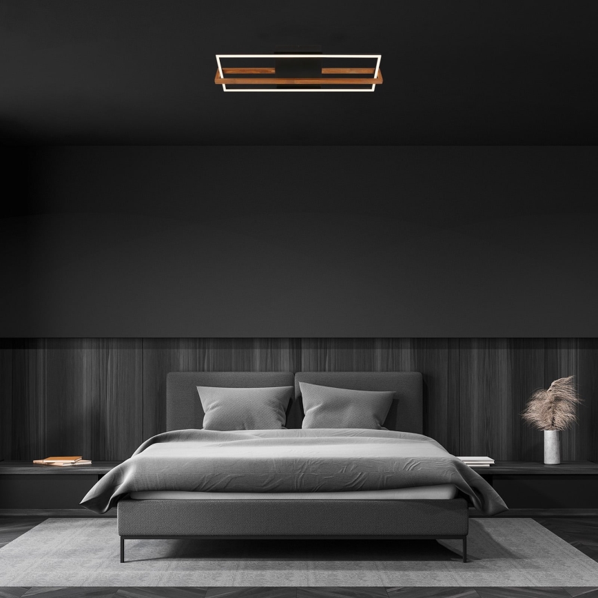 Briloner 3777-015 - LED Stropní svítidlo FRAME LED/21W/230V 3000K černá