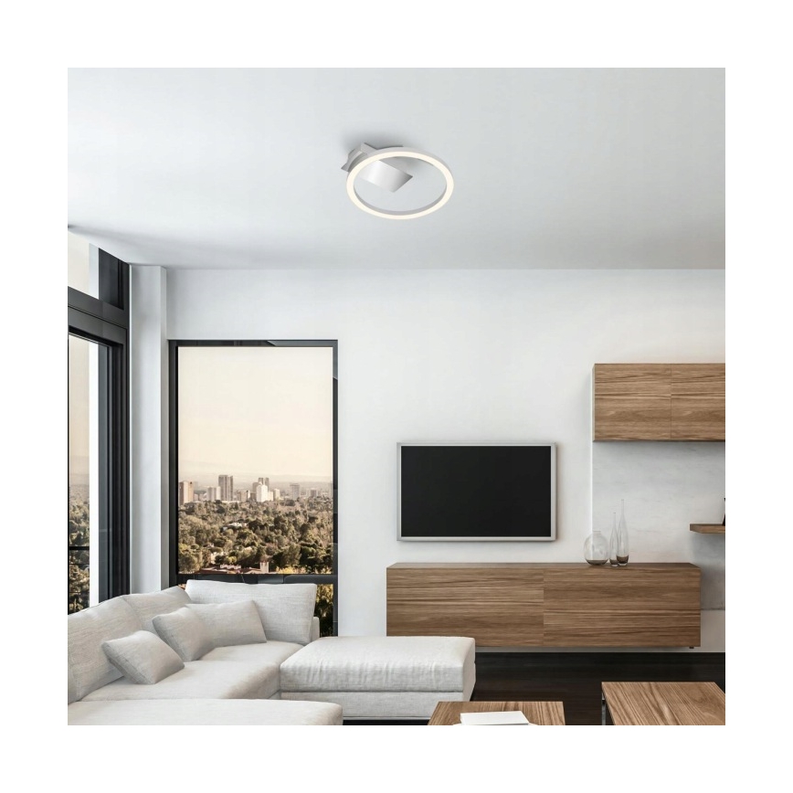 Briloner 3778-014 - LED Stropní svítidlo FRAME LED/5W/230V pr. 20 cm matný chrom