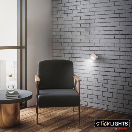 Briloner 3896011 - LED Stmívatelné nabíjecí nástěnné svítidlo TARI LED/1,6W/5V 1500 mAh béžová