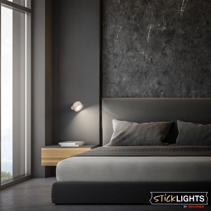 Briloner 3896011 - LED Stmívatelné nabíjecí nástěnné svítidlo TARI LED/1,6W/5V 1500 mAh béžová