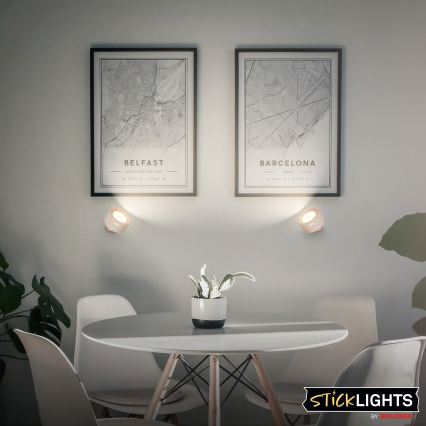 Briloner 3896011 - LED Stmívatelné nabíjecí nástěnné svítidlo TARI LED/1,6W/5V 1500 mAh béžová