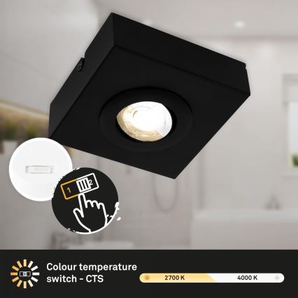 Briloner 3996015 - LED Bodové svítidlo CTS LED/4W/230V 2700/4000K černá