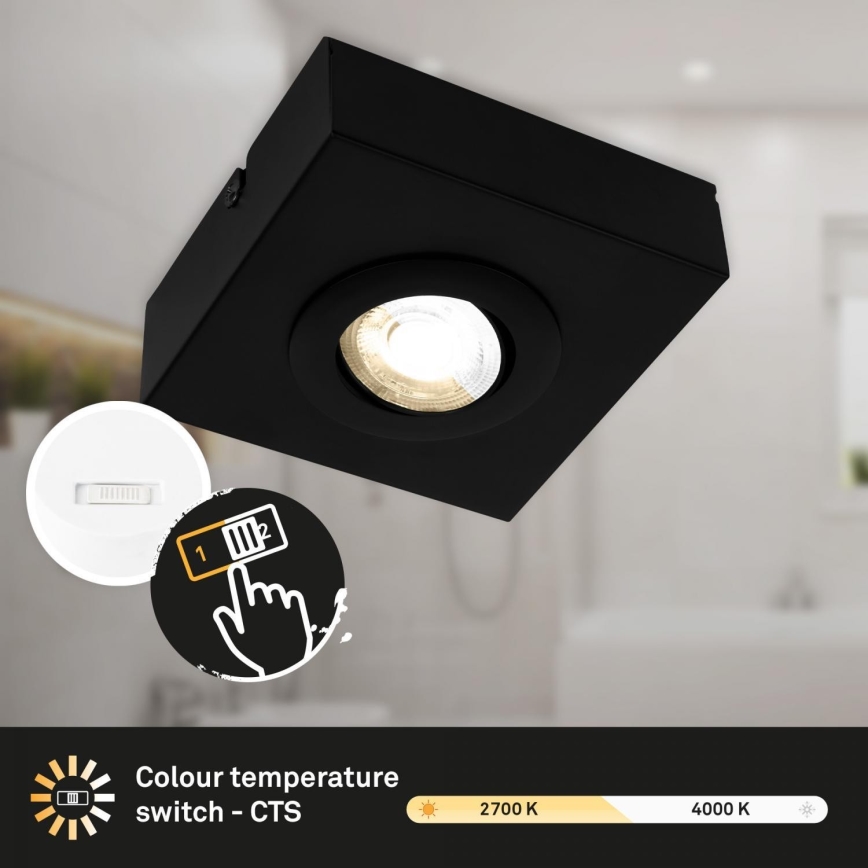 Briloner 3996015 - LED Bodové svítidlo CTS LED/4W/230V 2700/4000K černá