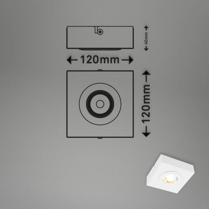 Briloner 3996016 - LED Bodové svítidlo CTS LED/4W/230V 2700/4000K bílá