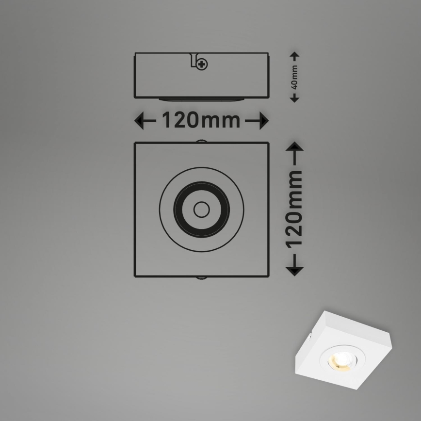 Briloner 3996016 - LED Bodové svítidlo CTS LED/4W/230V 2700/4000K bílá