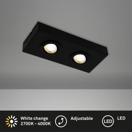 Briloner 3996025 - LED Bodové svítidlo CTS 2xLED/4W/230V 2700/4000K černá