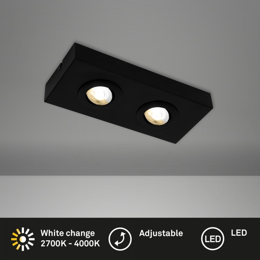 Briloner 3996025 - LED Bodové svítidlo CTS 2xLED/4W/230V 2700/4000K černá