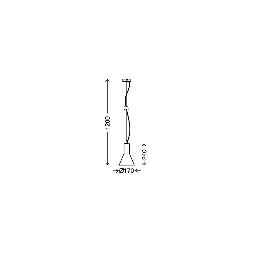 Briloner 4002-011 - Lustr na lanku CALICE 1xE27/40W/230V