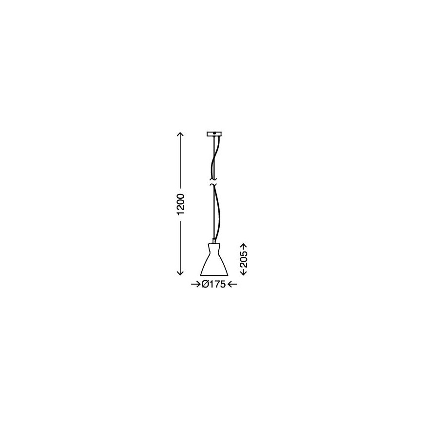 Briloner 4003-011 - Lustr na lanku CALICE 1xE27/40W/230V
