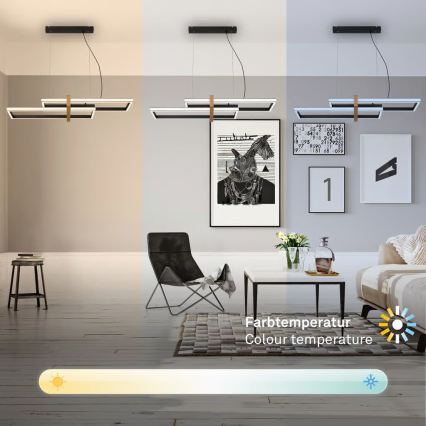 Briloner 4768015 - LED Stmívatelný lustr na lanku LED/44W/230V 2700-6500K + dálkové ovládání