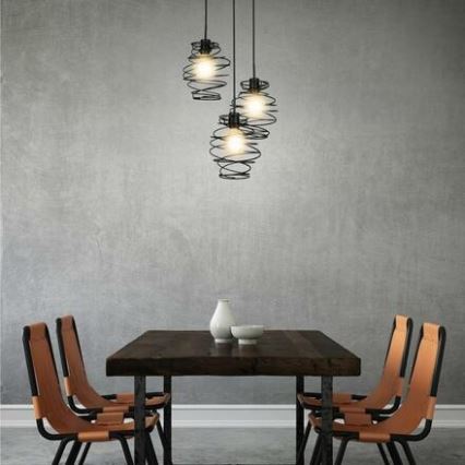 Briloner 4870-035 - Lustr na lanku 3xE27/60W/230V