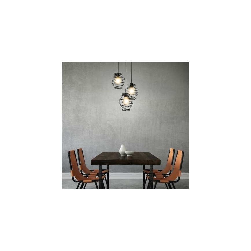 Briloner 4870-035 - Lustr na lanku 3xE27/60W/230V