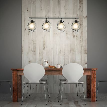 Briloner 4871-045 - Lustr na lanku 4xE27/60W/230V