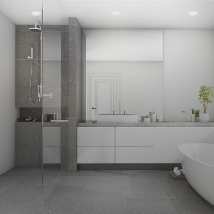 Briloner 7039036 - SADA 3xLED Koupelnové podhledové svítidlo 3xLED/5W/230V IP44 bílá