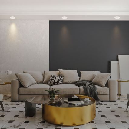 Briloner 7039036 - SADA 3xLED Koupelnové podhledové svítidlo 3xLED/5W/230V IP44 bílá