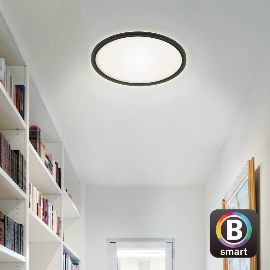 Briloner 7058-015 - LED Stmívatelné svítidlo SLIM LED/18W/230V 2700-6500K Wi-Fi Tuya + dálkové ovládání