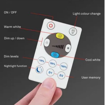 Briloner 7058-016 - LED Stmívatelné svítidlo SLIM LED/18W/230V 2700-6500K Wi-Fi Tuya + dálkové ovládání