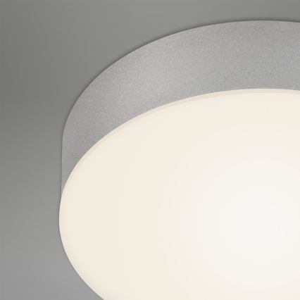 Briloner 7066-014 - LED Stropní svítidlo FLAME LED/21W/230V 3000K stříbrná pr. 28,7 cm