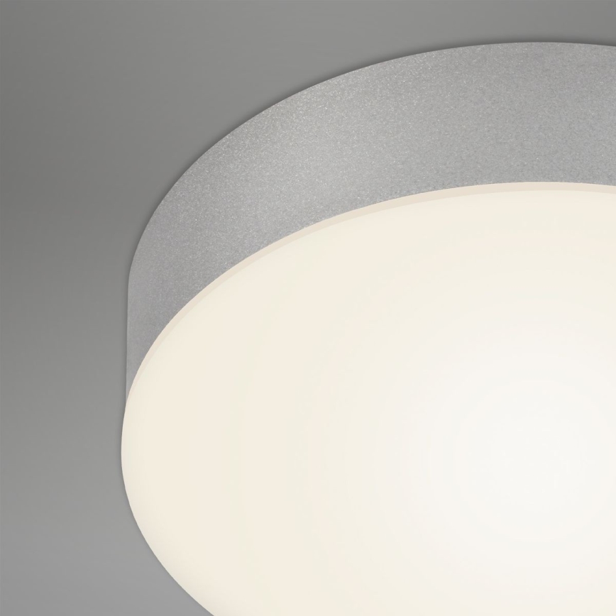 Briloner 7066-014 - LED Stropní svítidlo FLAME LED/21W/230V 3000K stříbrná pr. 28,7 cm