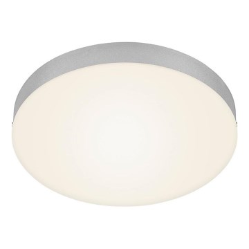 Briloner 7066-014 - LED Stropní svítidlo FLAME LED/21W/230V 3000K stříbrná pr. 28,7 cm
