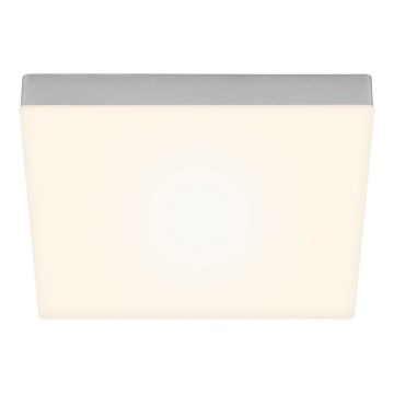 Briloner 7071-014 - LED Stropní svítidlo FLAME LED/21W/230V 3000K 28,7x28,7 cm stříbrná