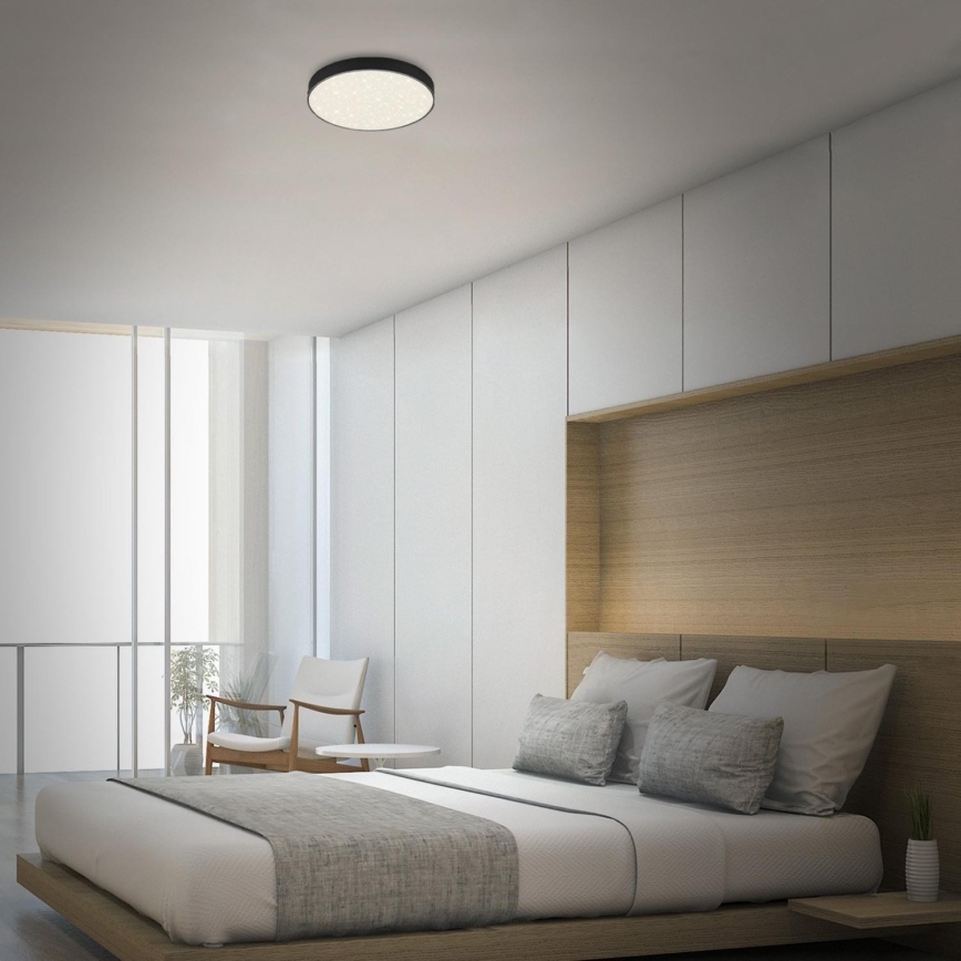 Briloner 7074-415 - LED Stropní svítidlo STAR SKY LED/21W/230V 4000K pr. 28 cm černá