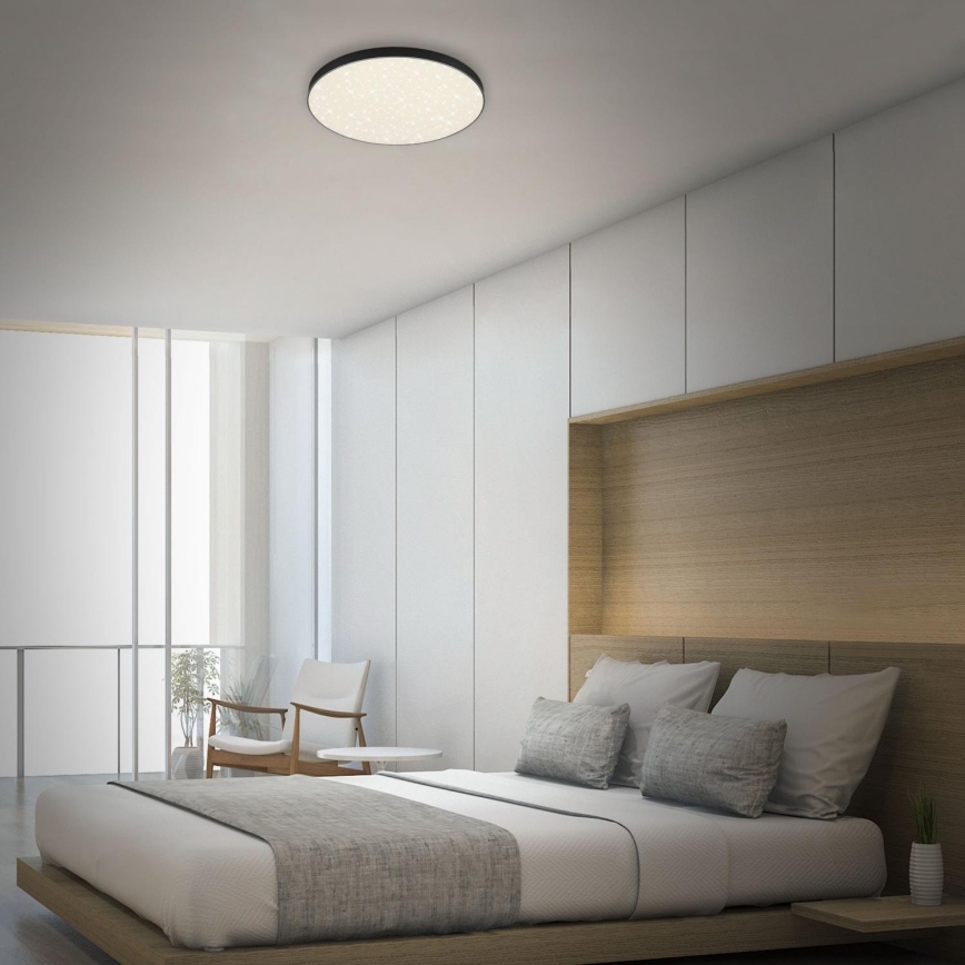 Briloner 7075-415 - LED Stropní svítidlo STAR SKY LED/24,5W/230V 4000K pr. 38 cm černá