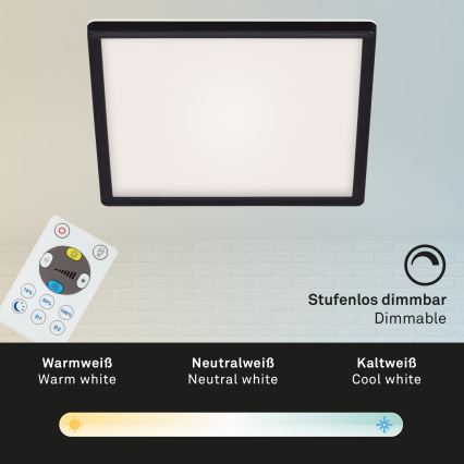 Briloner 7082-015 - LED Stmívatelné stropní svítidlo SLIM LED/22W/230V 2700-6500K + dálkové ovládání