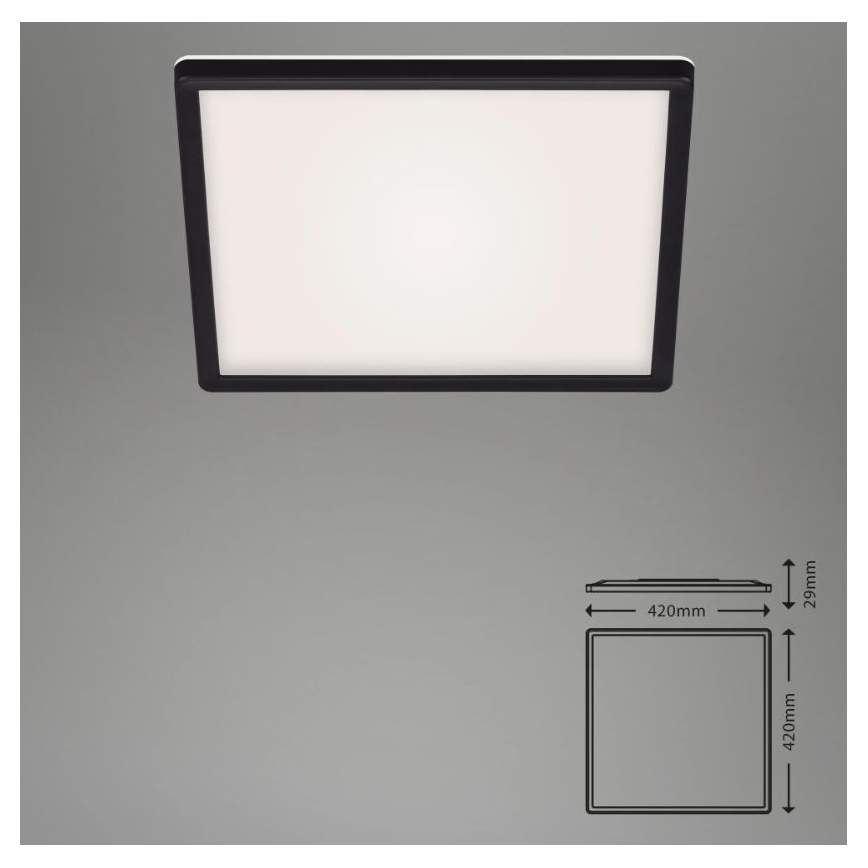 Briloner 7082-015 - LED Stmívatelné stropní svítidlo SLIM LED/22W/230V 2700-6500K + dálkové ovládání
