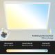 Briloner 7082-016 - LED Stmívatelné stropní svítidlo SLIM LED/22W/230V 2700-6500K + dálkové ovládání