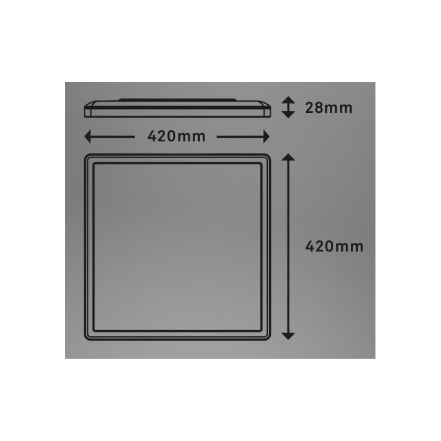 Briloner 7082-016 - LED Stmívatelné stropní svítidlo SLIM LED/22W/230V 2700-6500K + dálkové ovládání