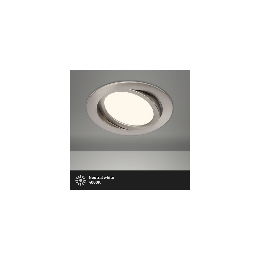 Briloner 7116-412 - LED Koupelnové podhledové svítidlo FLAT IN LED/9W/230V IP23