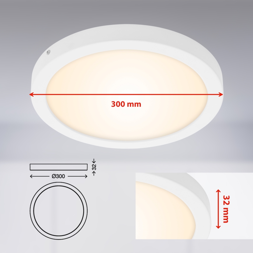 Briloner 7141-016 - LED Stropní svítidlo FIRE LED/21W/230V
