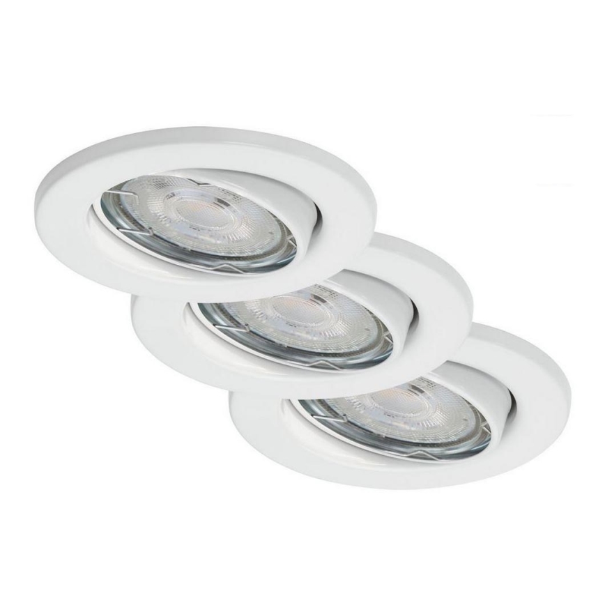 Briloner 7148-036 - SADA 3xLED Stmívatelné koupelnové svítidlo 1xGU10/5W/230V IP23