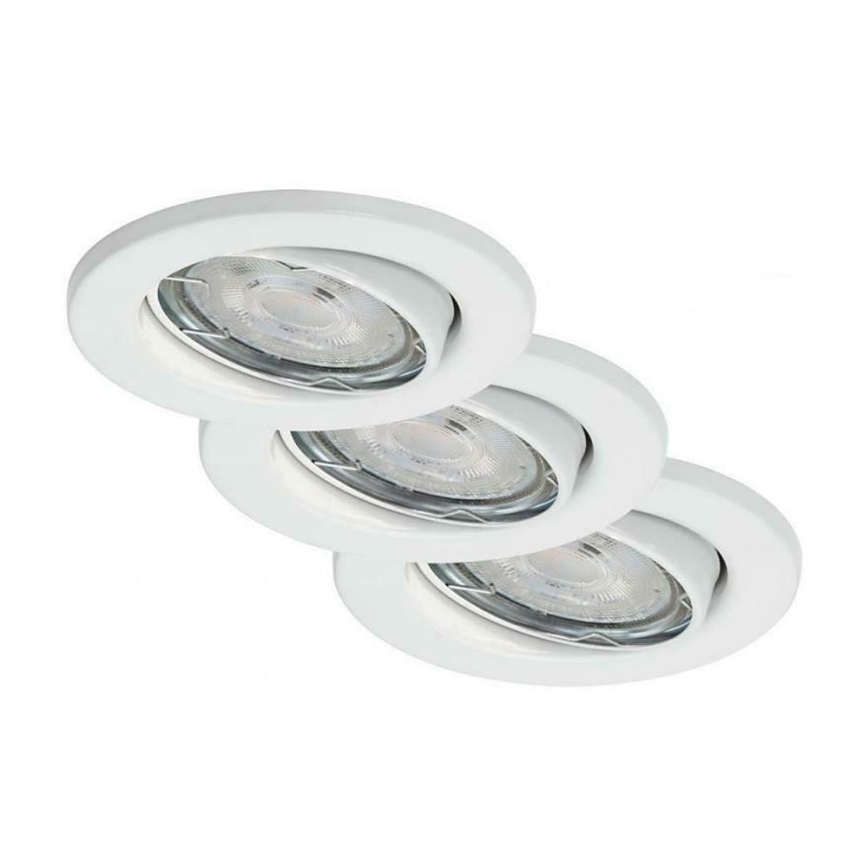 Briloner 7149-036 - SADA 3xLED Stmívatelné koupelnové svítidlo 1xGU10/5W/230V IP23