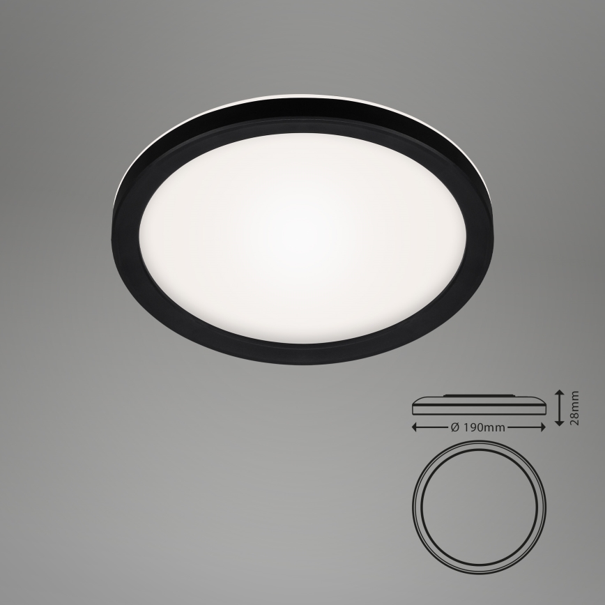Briloner 7150-415 - LED Stropní svítidlo SLIM LED/12W/230V pr. 19 cm